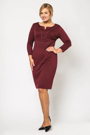 Bu-butik-TAMARA-KNITWEAR-MAROON-FRONT
