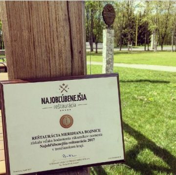Meridiana Bojnice ocenenie naj reštaurácia