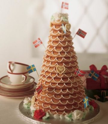 dánska svadobná torta