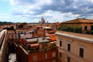 Rim - vyhlad ponad strechy